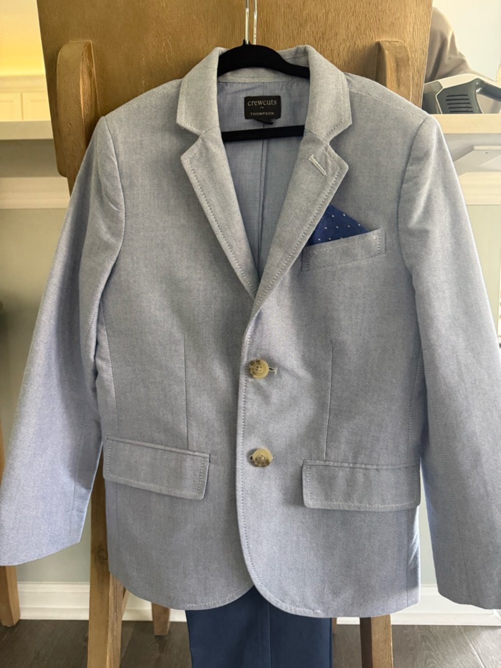Boys Jcrew Thompson suit jacket size 8